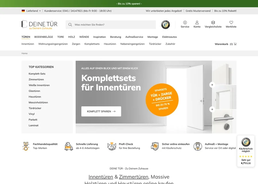 Deine Tür storefront